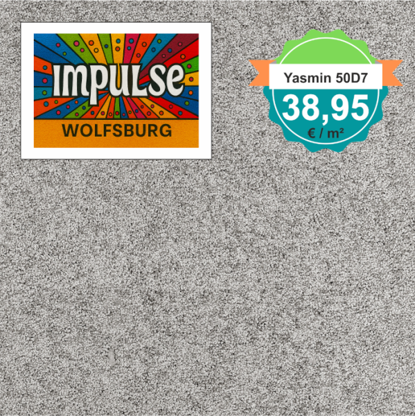 Vorwerk Yasmin 50D7 greige Teppichboden – Draufsicht quadratisch